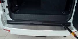 Хром накладка на бампер с загибом НатаНика PREMIUM для Toyota Land Cruiser Prado 150 2009-2013