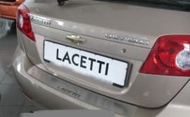 Хром накладка на бампер НатаНика PREMIUM для Chevrolet Lacetti Sedan 4D 2004-2013