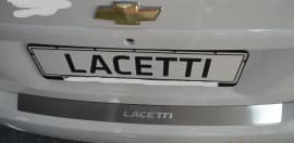 Хром накладка на бампер НатаНика PREMIUM для Chevrolet Lacetti Hatchback 5D 2004-2013