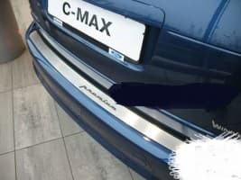 Хром накладка на бампер НатаНика PREMIUM для Ford C-Max II 2010-2015