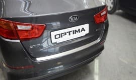 Хром накладка на бампер НатаНика PREMIUM для Kia OPTIMA 4 FL 2015-2016