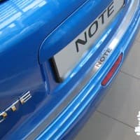 Хром накладка на бампер НатаНика PREMIUM для Nissan Note I 2004-2013