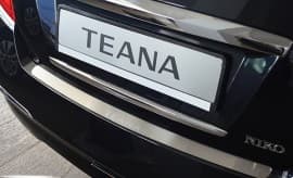 Хром накладка на бампер НатаНика PREMIUM для Nissan Teana II 2008-2013
