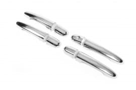 Хром накладки на ручки Carmos из ABS-пластика для Kia Sportage 2004-2010 Хром ручек Киа Спортейдж 4шт