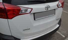 Хром накладка на бампер НатаНика PREMIUM для Toyota RAV4 IV 2013-2015
