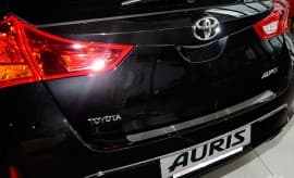 Хром накладка на бампер НатаНика PREMIUM для Toyota Auris II 2012-2019