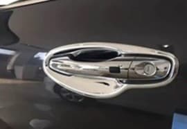 Хром накладки под ручки Libao из ABS-пластика V2 для Kia Sorento UM 2015-2020 Мыльнички на Киа Соренто 4шт