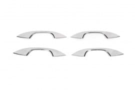 Хром накладки на ручки Carmos из нержавейки для Volkswagen Caddy 2020+ Хром ручек Фольксваген Кадди 4шт Carmos