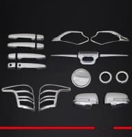 Хром комплект накладок Omsa Line из ABS-пластика для Fiat Fullback 2016+ Комплект накладок Фиат Фулбек