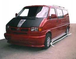 DD-T24 Накладка на передний бампер (под покраску) на Volkswagen T4 Caravelle/Multivan 1990-2003