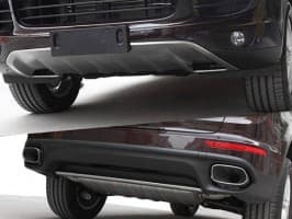 Передняя и задняя накладки на Porsche Cayenne 2 958 2014-2017