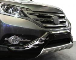 Передняя и задняя накладки V2 на Honda CRV 2012-2016