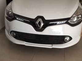Накладка на передний бампер (под покраску) на Renault Clio IV 4 2012-2019