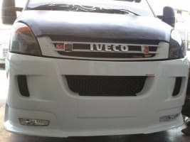 Накладка на передний бампер ERA (под покраску) на Iveco Daily 2006-2011