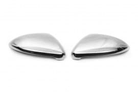 Хром накладки на зеркала Omsa Line из нержавейки для Volkswagen Golf 7 2012-2020 Хром зеркал Фольксваген Гольф 7 2шт Omsa