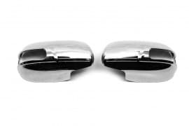 Хром накладки на зеркала Carmos под родной LED из ABS-пластика для Toyota Corolla 2007-2013 Хром зеркал Тойота Королла 2шт Carmos