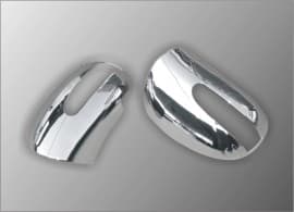 Хром накладки на зеркала Carmos из нержавейки для Mercedes ML W164 2005-2011 Хром зеркал Мерседес ML W164 2шт