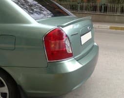 Спойлер Meliset ( под покраску) на Hyundai Accent 3 2006-2010