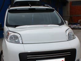 Козырек на капот (под покраску) на Peugeot Bipper 2008+