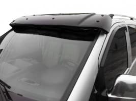 Козырек на лобовое стекло (черный глянец, 5мм) на Mercedes Viano 2004-2010 DD-T24