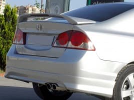 Спойлер Исикли (под покраску) на Honda Civic 8 Sedan VIII 2005-2011