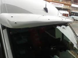 Козырек на лобовое стекло на раме (под покраску, 5мм) на Mercedes Sprinter W906 2006-2013 DD-T24