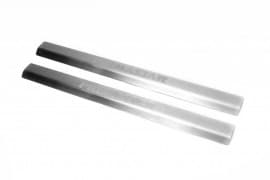 Хром накладки на пороги DDU Laser-style из нержавейки для Nissan Primastar 2002-2014 Хром порог Ниссан Примастар 2шт
