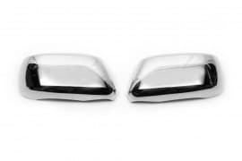 Хром накладки на зеркала Omsa Line из нержавейки для Nissan Pathfinder R51 2010-2014 Хром зеркал Ниссан Патфайндер 2шт