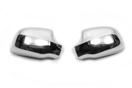 Хром накладки на зеркала Carmos из ABS-пластика для Dacia Logan II 2008-2013 Хром зеркал Дачия Логан 2 2шт Carmos