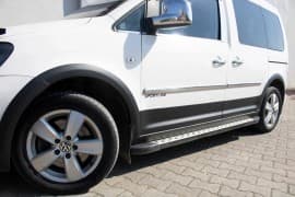 Комплект молдингов и расширителей арок на Volkswagen Caddy 4 2015-2020 1 дверь, короткая база