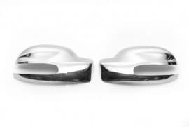 Хром накладки на зеркала Carmos из нержавейки для Mercedes Viano 2004-2010 Хром зеркал Мерседес Виано 2шт