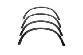 Накладки на арки (4 шт, черные, ABS-пластик) на Mitsubishi ASX 2012-2016