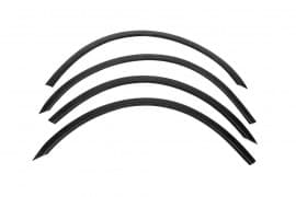 Накладки на арки (4 шт, черные, ABS-пластик) на Mercedes E-сlass W211 2002-2009