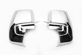 Хром накладки на зеркала Carmos из ABS-пластика для Ford Custom 2013+ Хром зеркал Форд Кастом 2шт Carmos