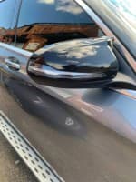 DD-T24 Накладки на зеркала BMW-style (2 шт) на Mercedes GLC X253 2015+