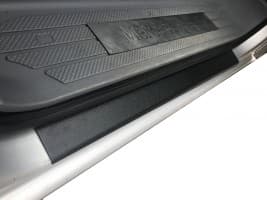 Хром накладки на пороги DDU из ABS-пластика для Mercedes Viano 2010-2015 Хром порог на Мерседес Виано матовые 2шт