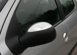 Хром накладки на зеркала Carmos из нержавейки для Peugeot 1007 2005-2009 Хром зеркал Пежо 1007 2шт Carmos