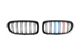 Решетка-ноздри (2 шт, M-Look) на BMW 3 серия F30/31/34 2011-2019 DD-T24