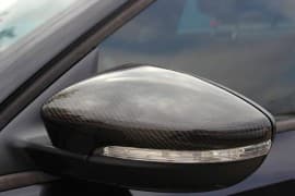 DD-T24 Накладки на зеркала (2 шт, натуральный карбон) на Volkswagen EOS 2011+
