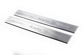 Хром накладки на пороги Carmos из нержавейки для Audi TT 2007-2014 Хром порог на Ауди ТТ 2шт