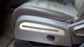 Хром накладки на сиденья Carmos из нержавейки для Dodge Nitro 2007+ Хром накладки на Додж Нитро 2шт