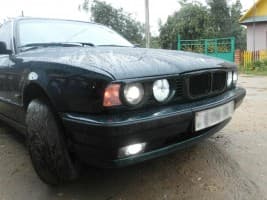 Реснички на фары Прямые для BMW 5 E34 1988-1997 Op-car