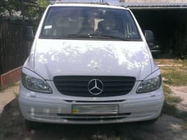 Реснички на фары для Mercedes Vito (VIANO) W639 2003-2010 Op-car