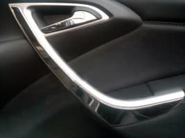 Carmos Хром накладки на передние двери Carmos из нержавейки для Opel Astra J 2010+ Хром накладки на Опель Астра J 2шт