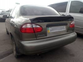 Спойлер на багажник "Утиный хвост" для Chevrolet Lanos Sedan 2005-2009