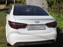 Спойлер лип на багажник для Kia Rio 3 Sedan 2011-2017