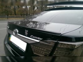 Спойлер лип низкий на багажник для Toyota Camry XV55 2014-2018 Op-car
