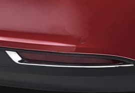 Хром накладки на задние рефлекторы Omsa Line из нержавейки для Fiat Tipo Sd 2016+ Хром накладки на Фиат Типо 2шт