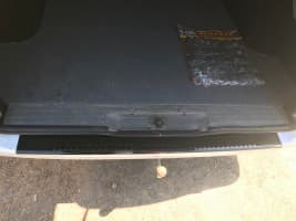 DDU Накладка на задний бампер с загибом DDU из ABS-пластика для Mercedes Viano 2010-2015 Хром порог на Мерседес Виано глянец
