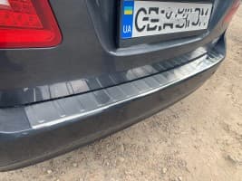 Хром накладка на задний бампер Carmos из нержавейки для Mercedes E-сlass W212 SW 2009-2016 Хром порог на Мерседес Е W212 Carmos